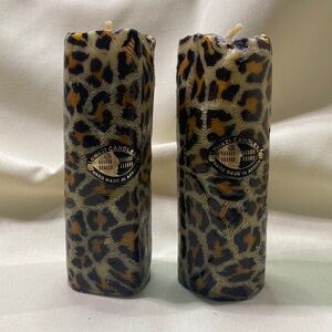 2 Beautiful Swazi Pillar Candles 6” Tall Handmade in Swaziland, South Africa​